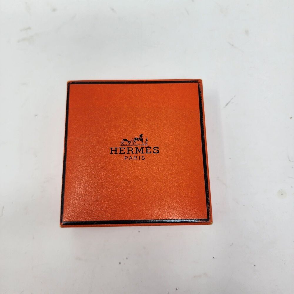 Authentic Hermes‎ Small Velvet Empty Gift Box 3.5 x 3.5 x 1